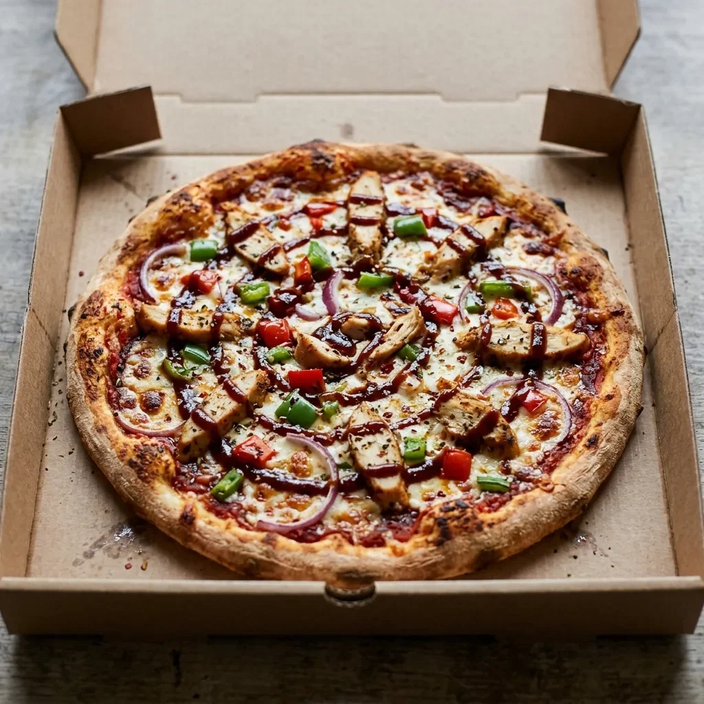 Pizza chicken bbq medium