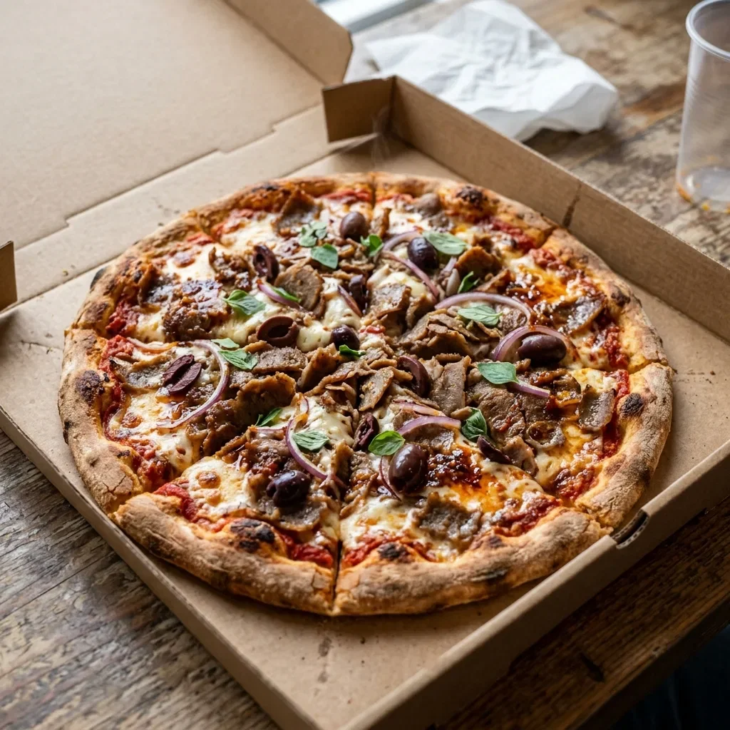 Pizza kebab medium