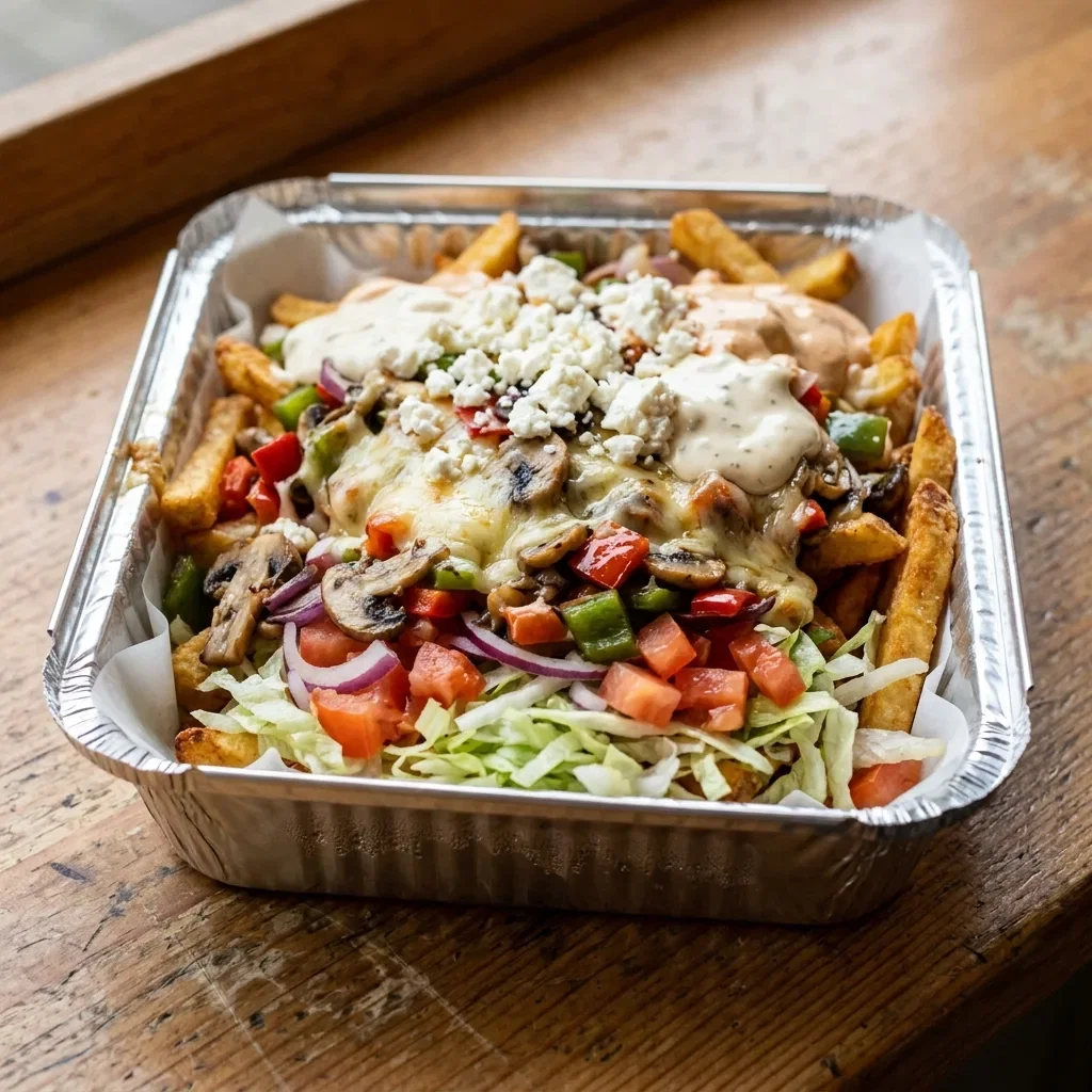 Vegetarian kapsalon