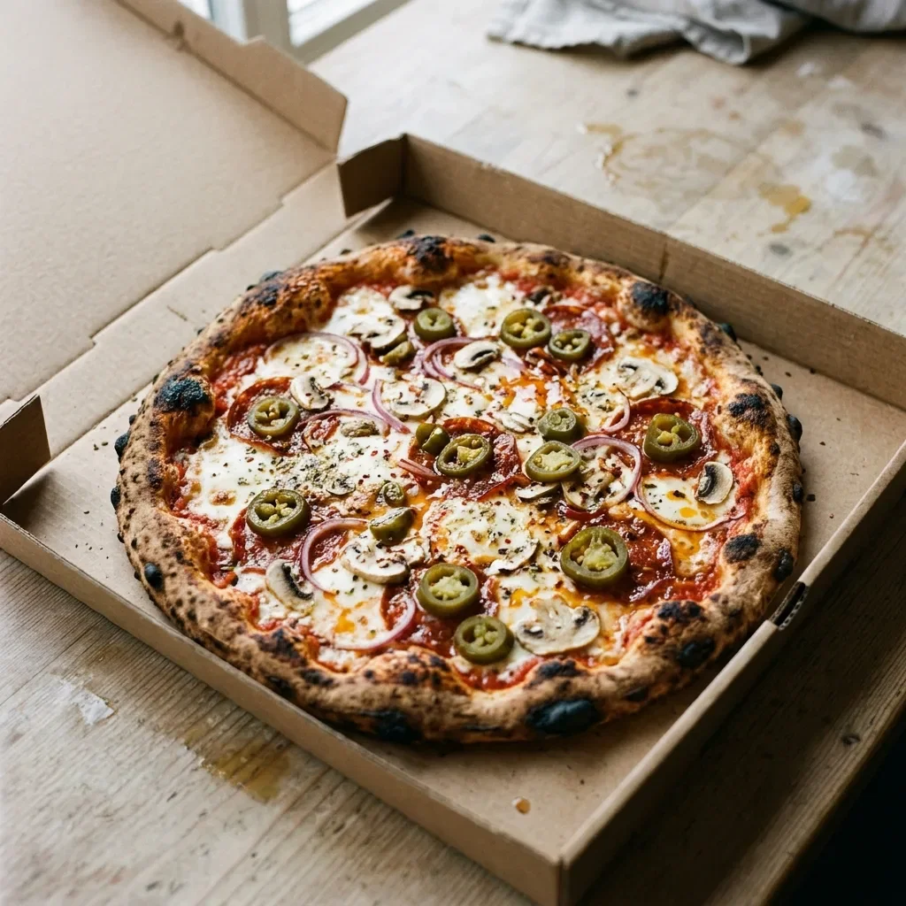 Pizza hot en spicy medium