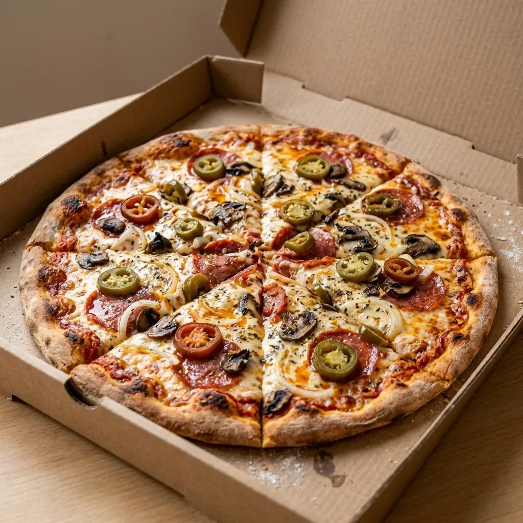 Pizza hot en spicy large