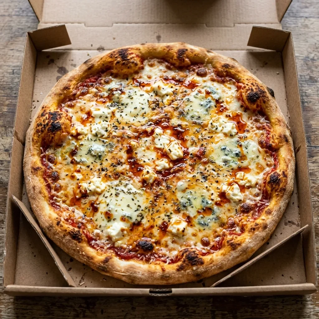 Pizza 4 cheeses large