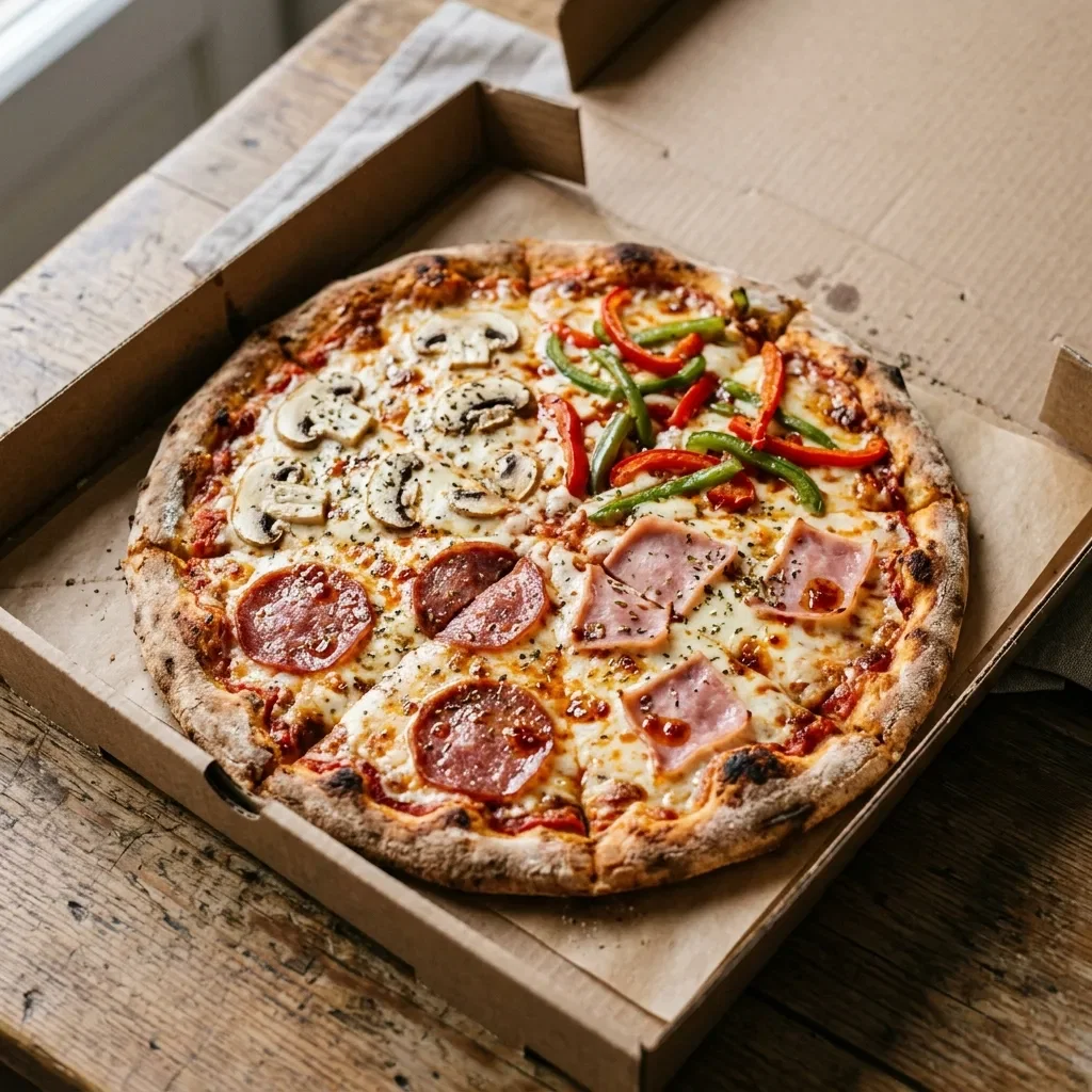 Pizza 4 seasons medium