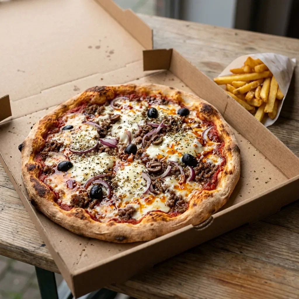 Pizza burger medium