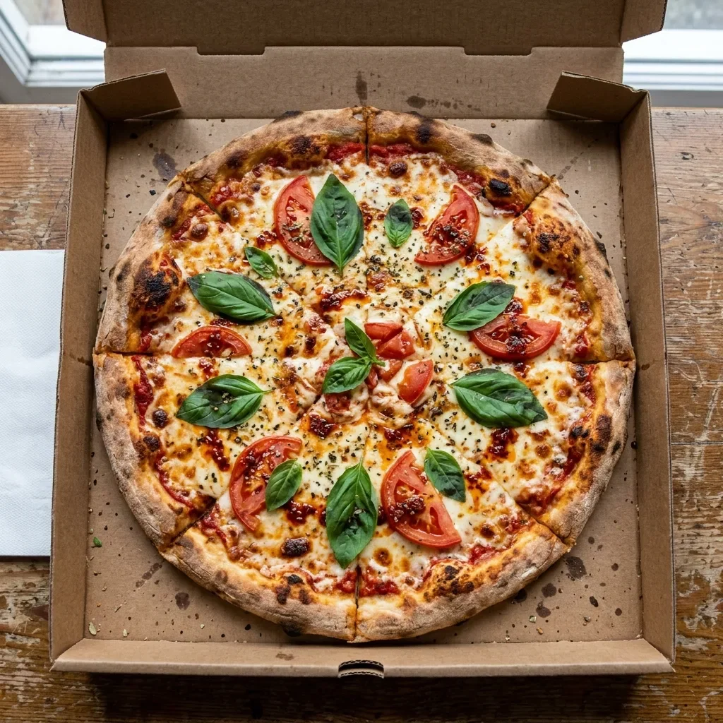Pizza basilico large
