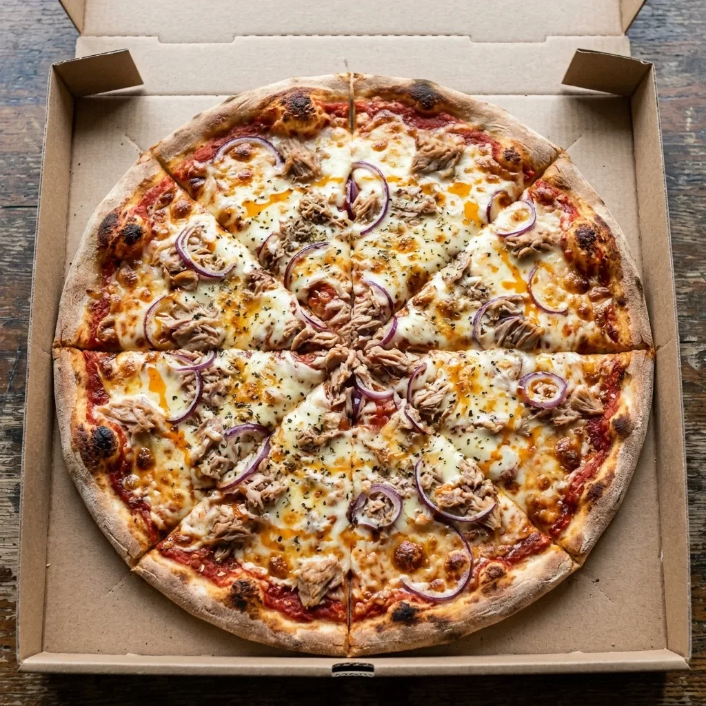 Pizza tonno large