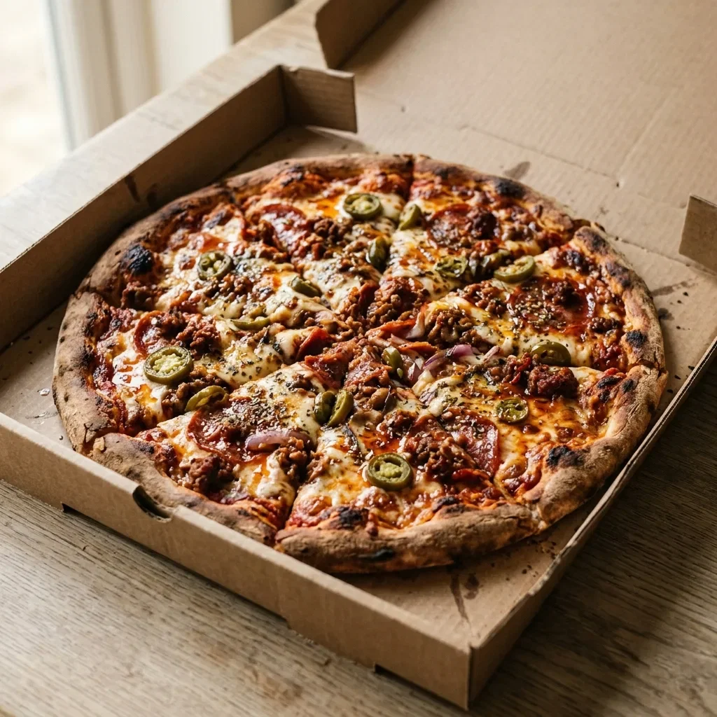 Pizza hot de luxe large