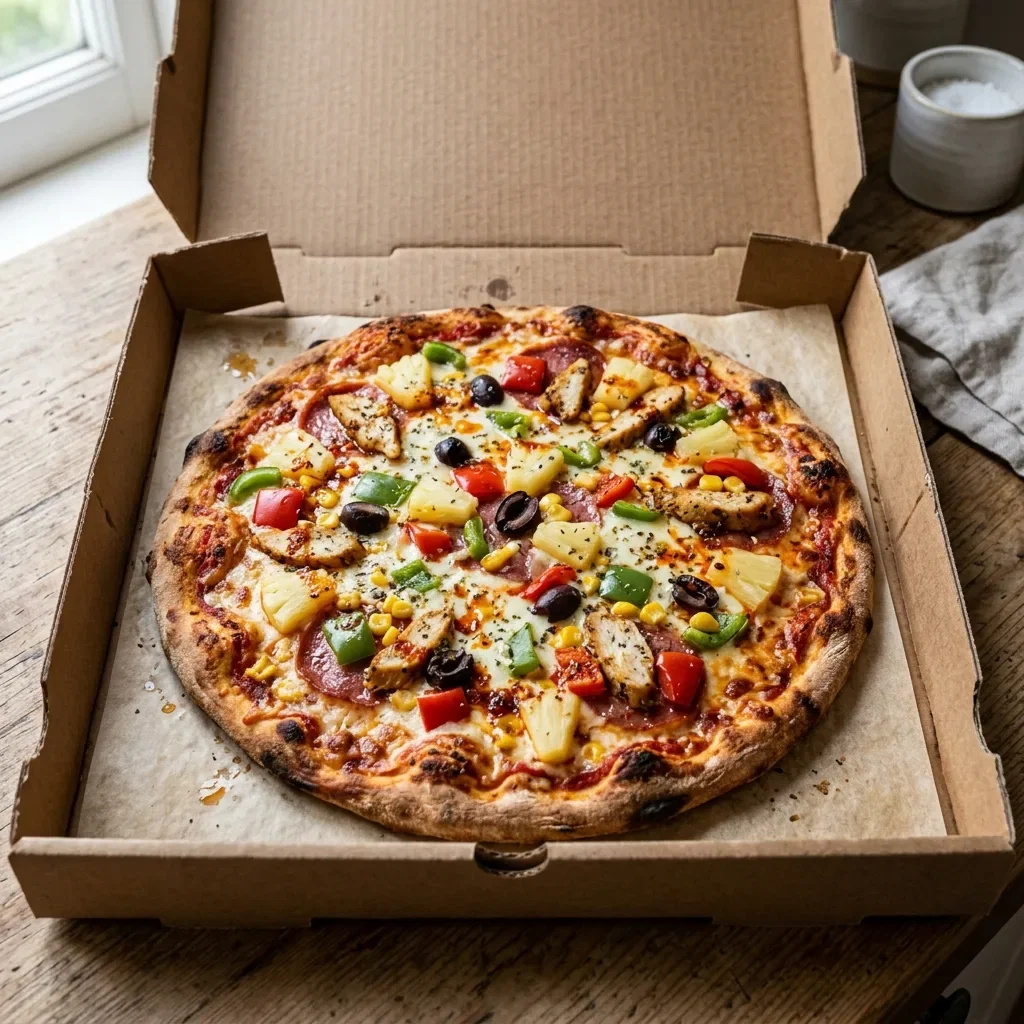 Pizza full option medium