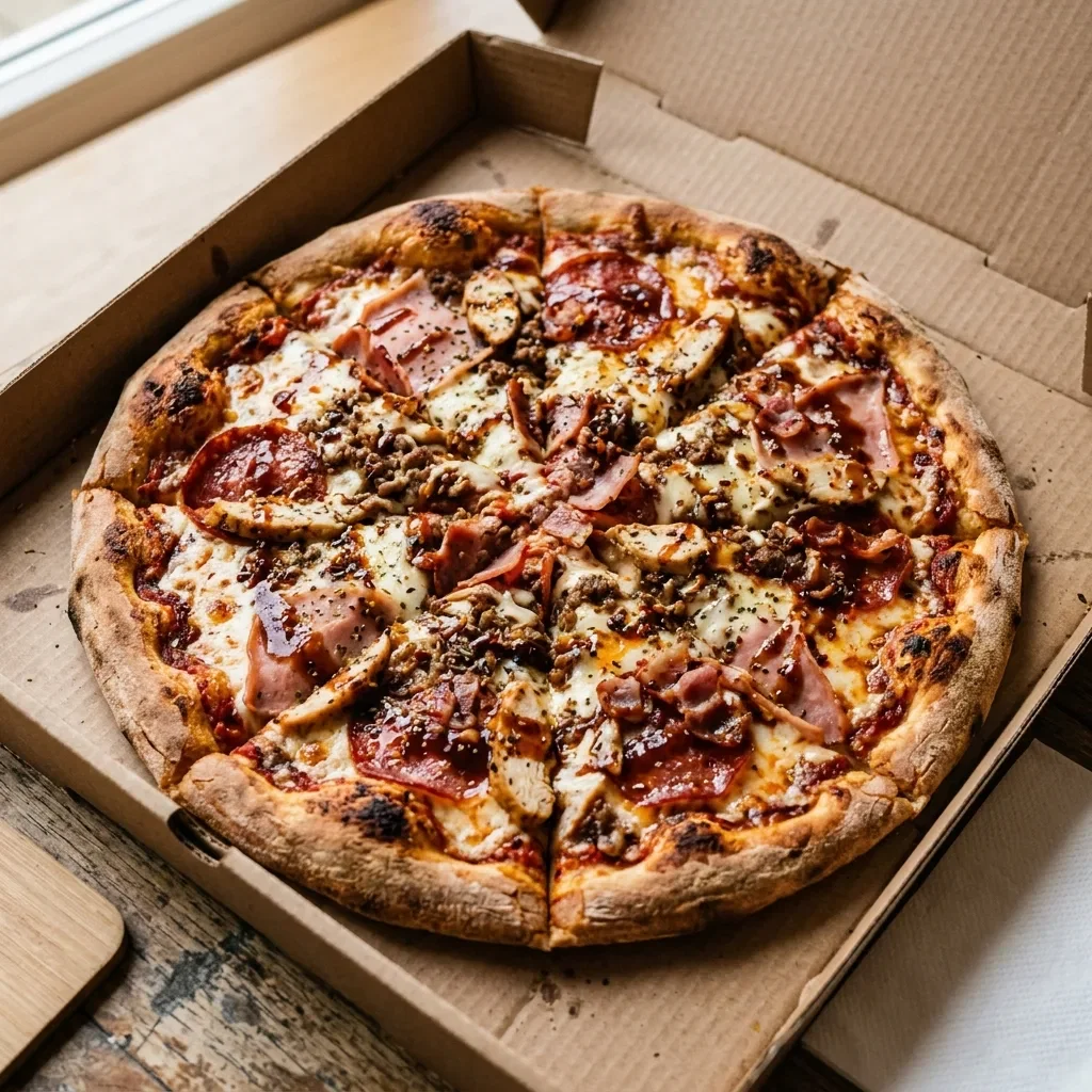 Pizza barbecue medium
