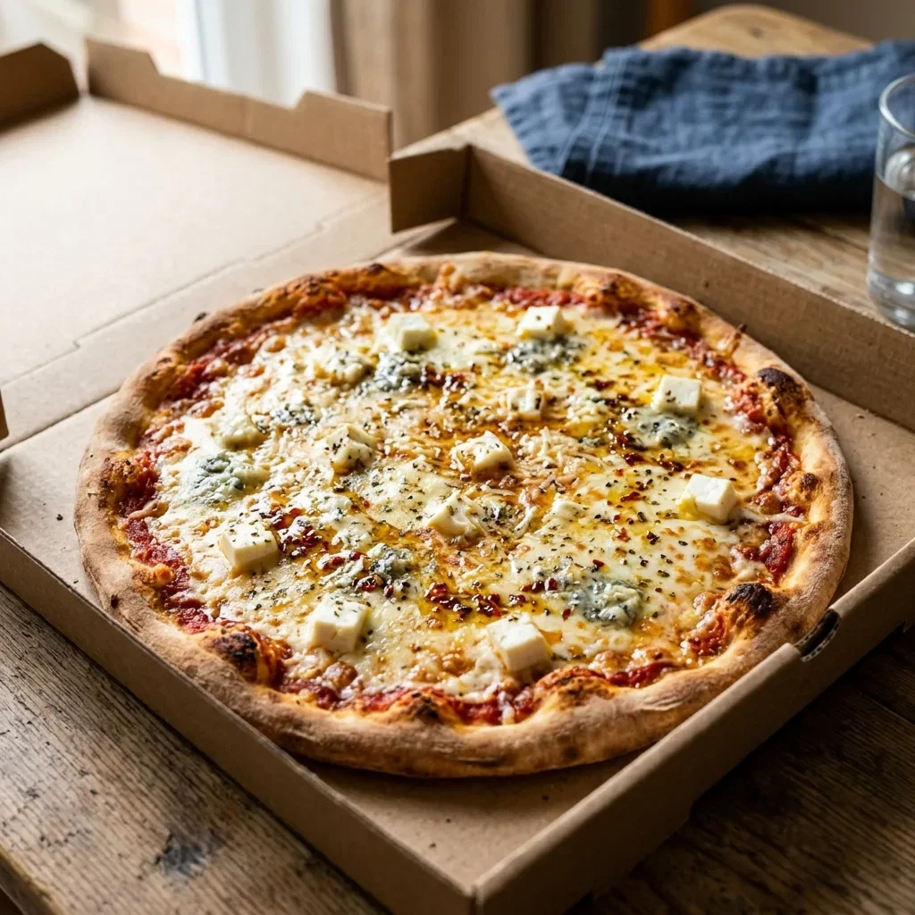 Pizza 4 cheeses medium