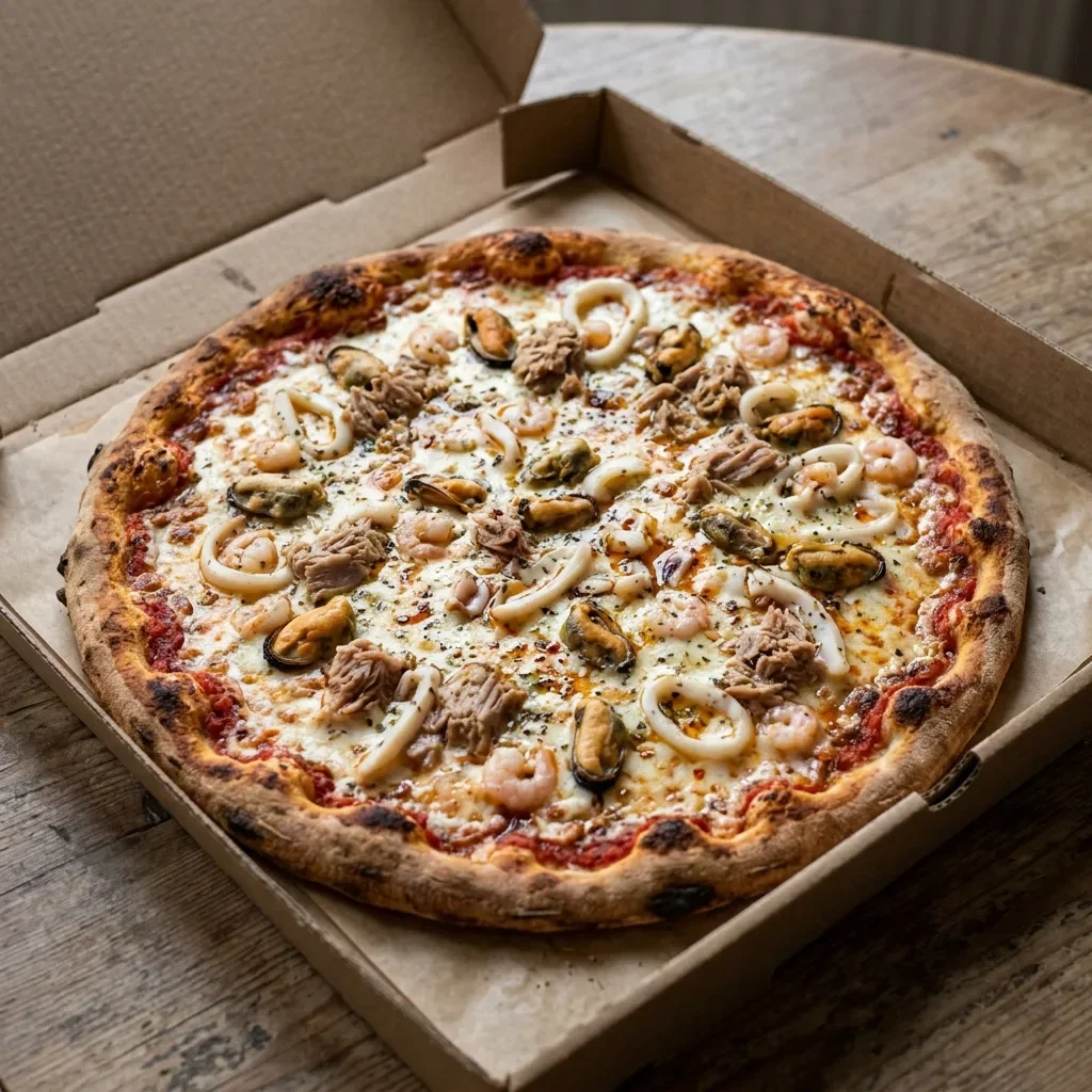 Pizza seafood large