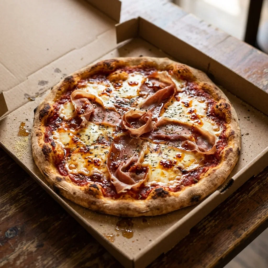 Pizza prosciutto medium