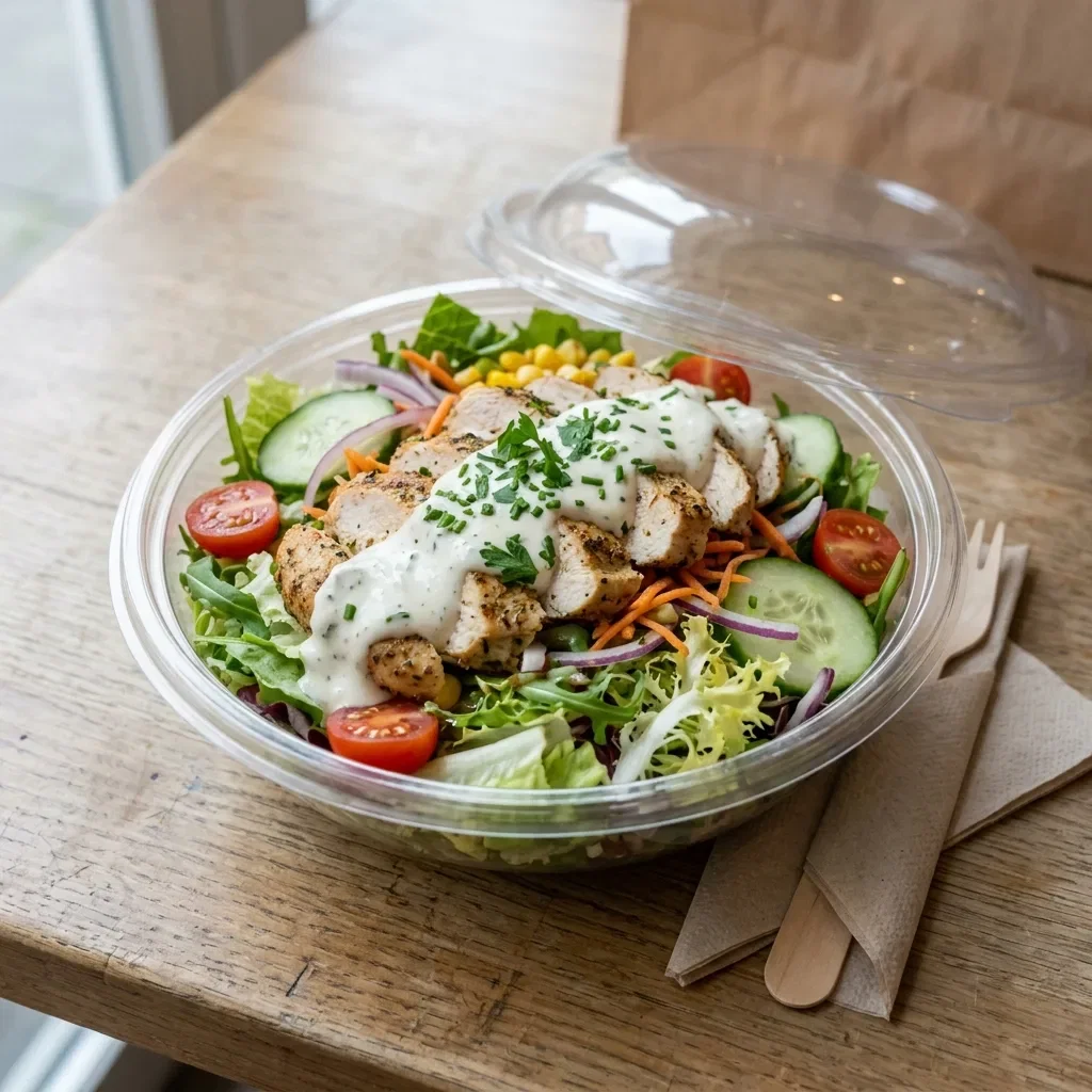 Salad chicken