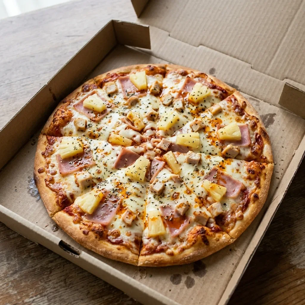 Pizza hawaï medium