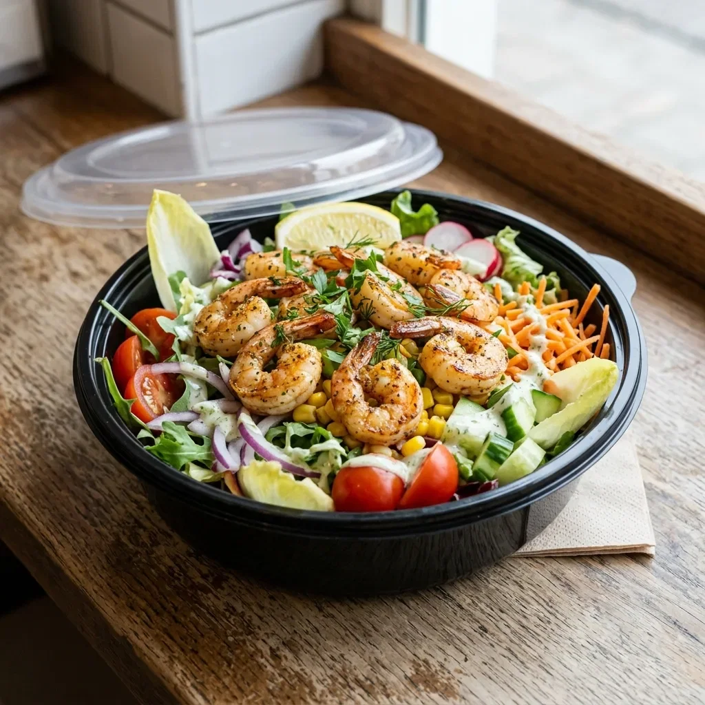 Salad scampi