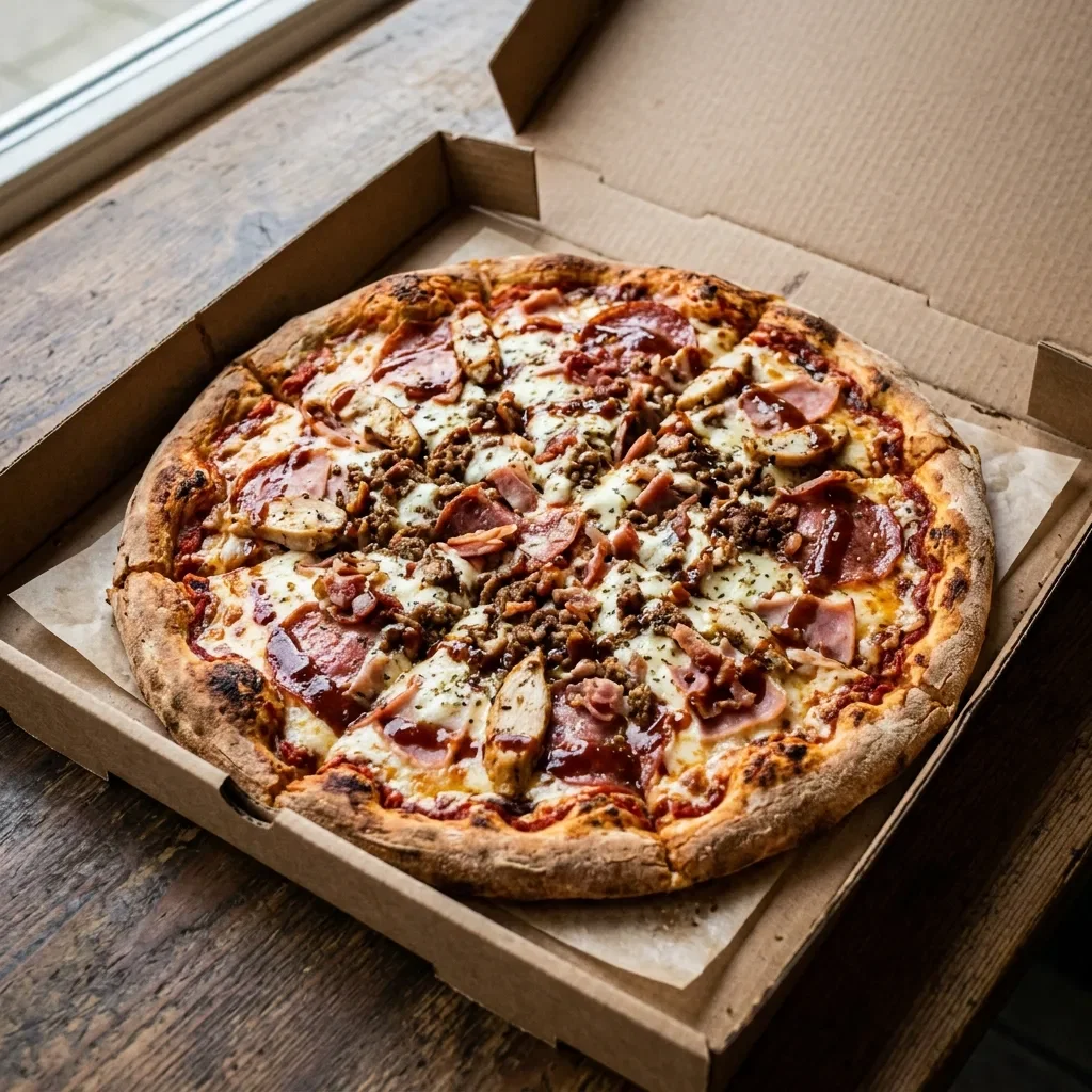 Pizza barbecue large