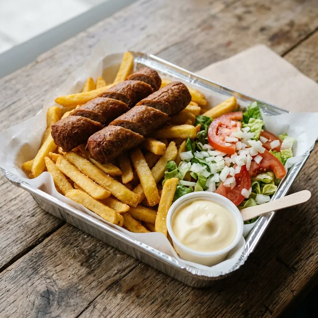 Platter frikandel