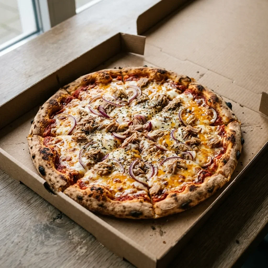 Pizza tonno medium