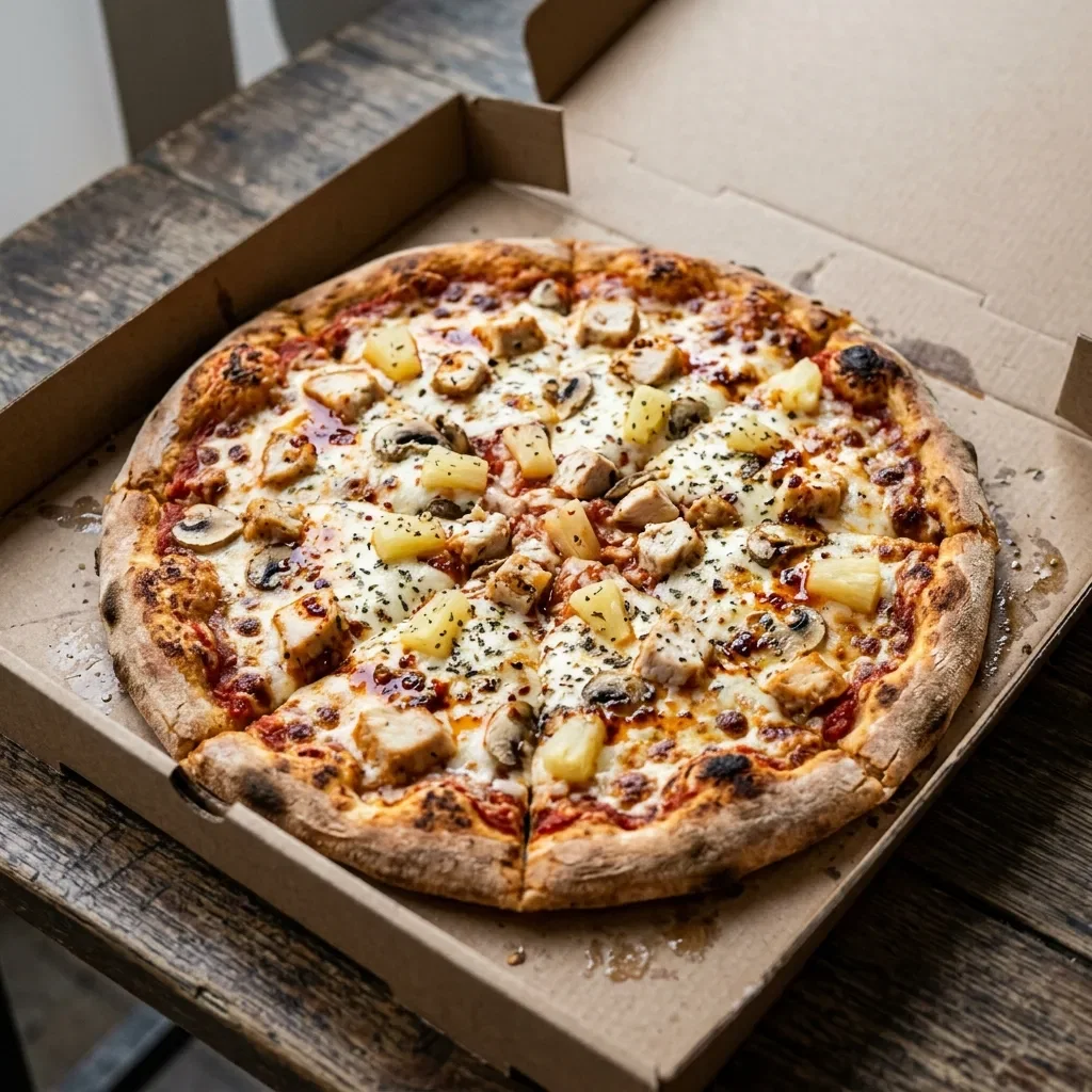 Pizza tropicana medium