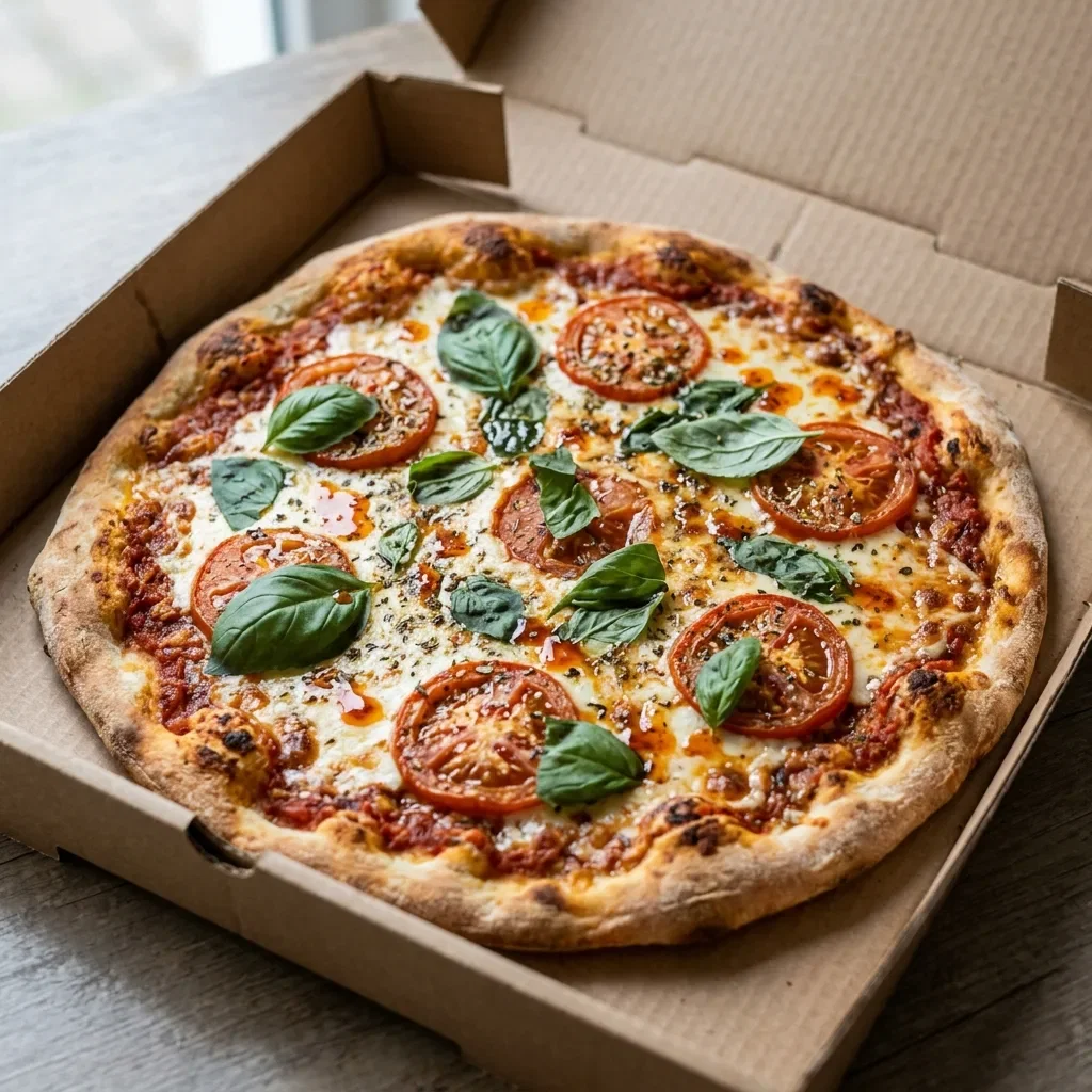 Pizza basilico medium