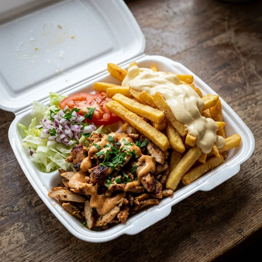 Platter kebab