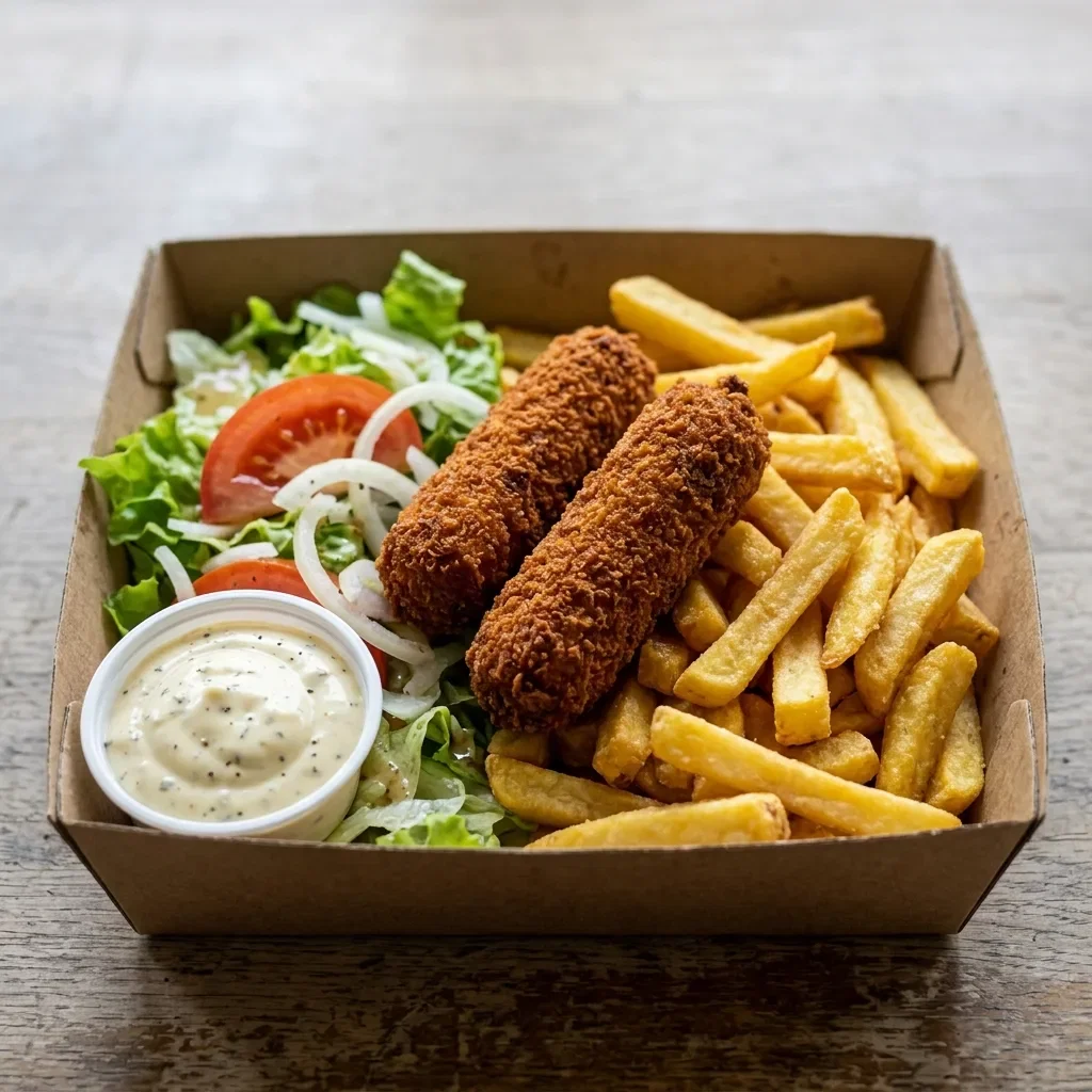 Platter kipcorn