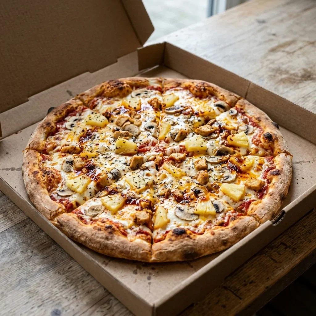 Pizza tropicana large