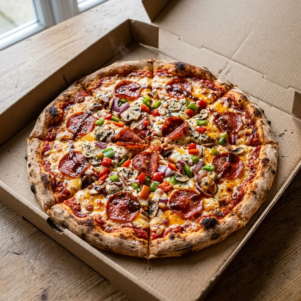 Pizza tabasco large