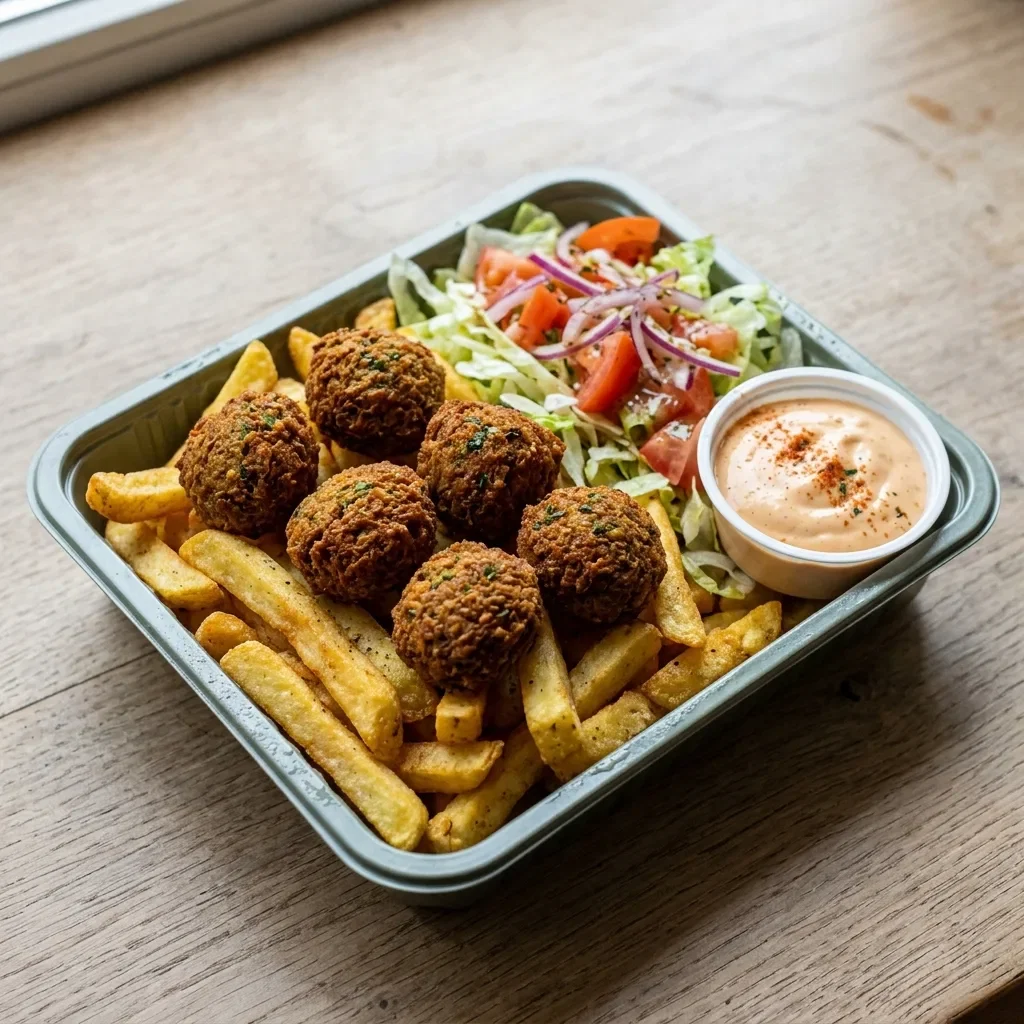 Platter falafel