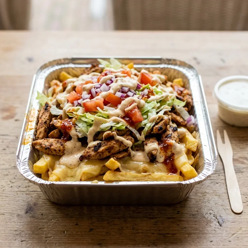 Kapsalon chicken breast