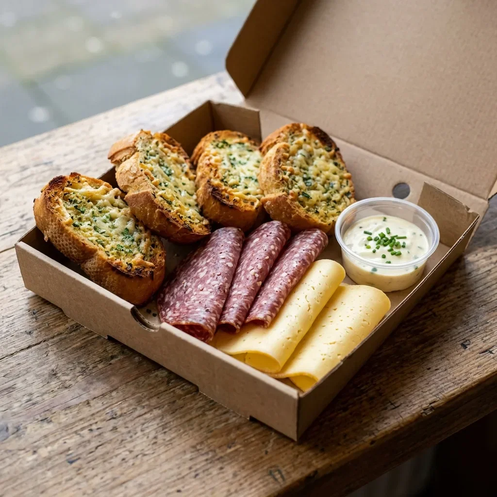Salami and cheese (4 pieces)