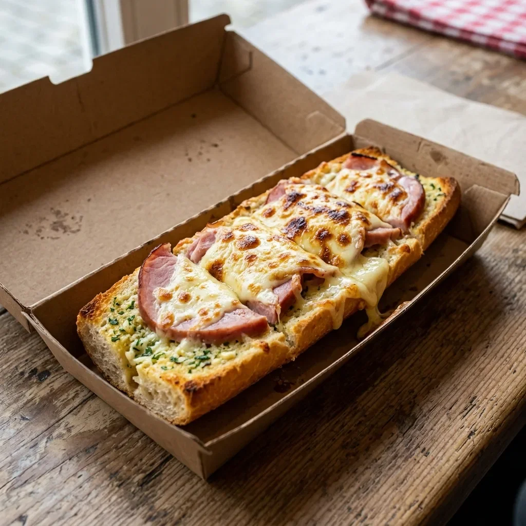 Lookbrood met kaas en ham