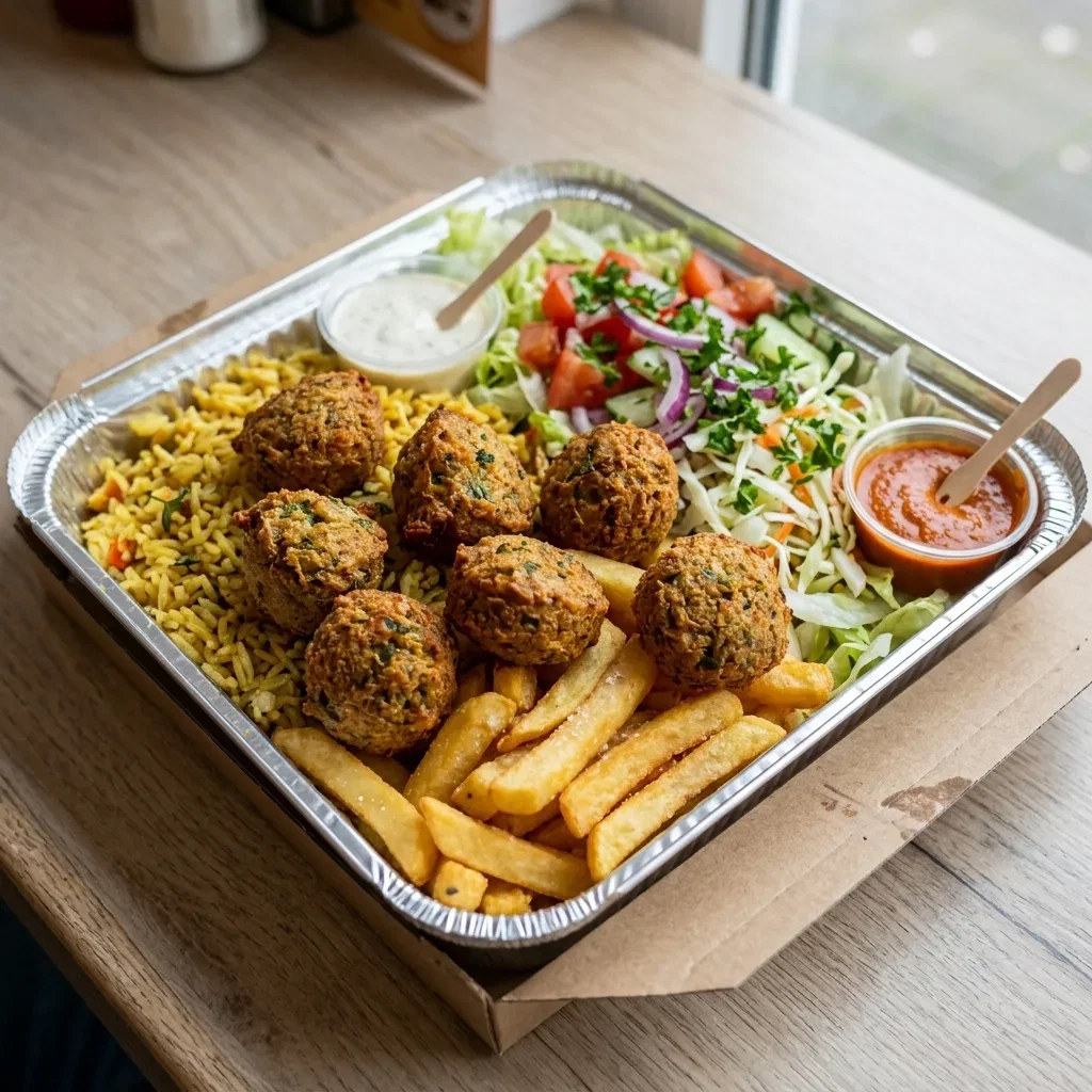 Falafel schotel