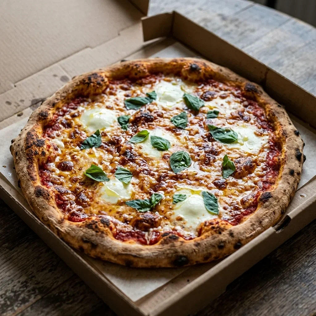 Pizza margherita large