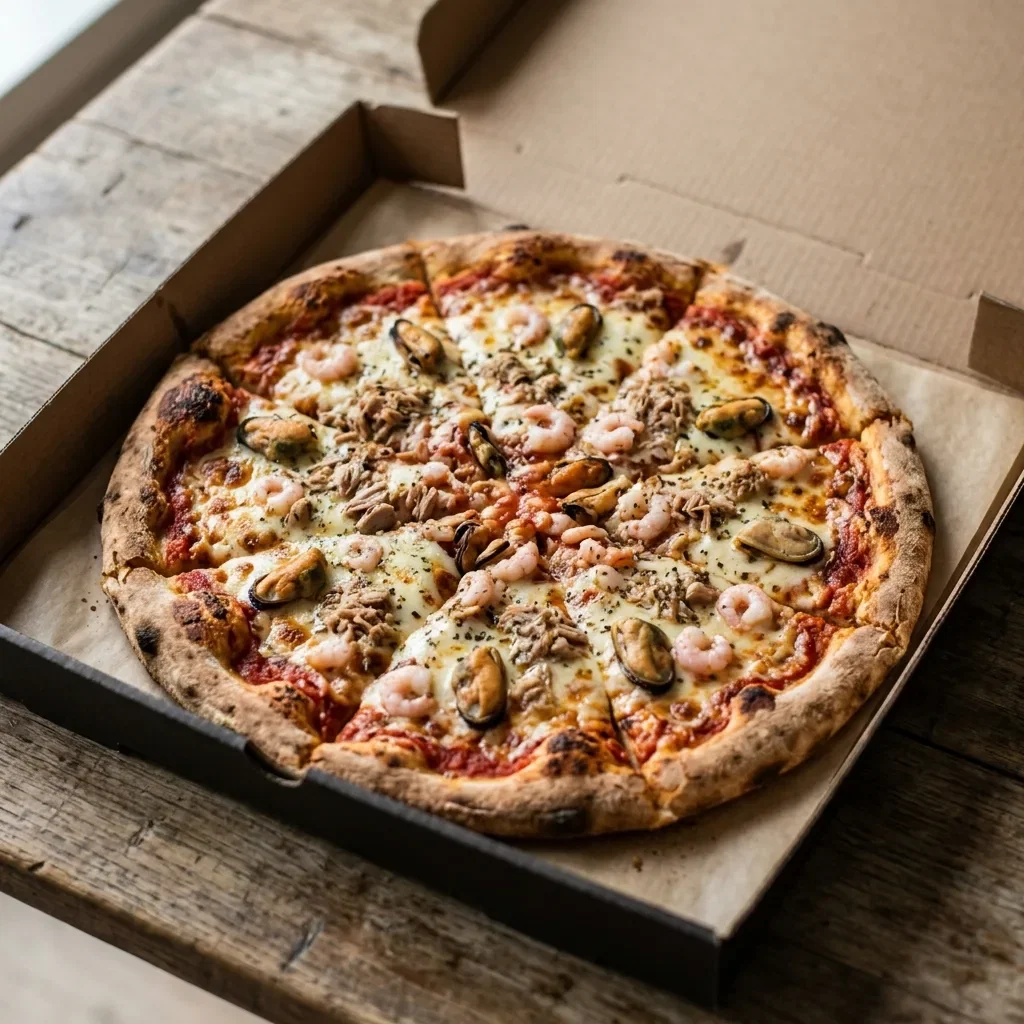 Pizza zeevruchten medium