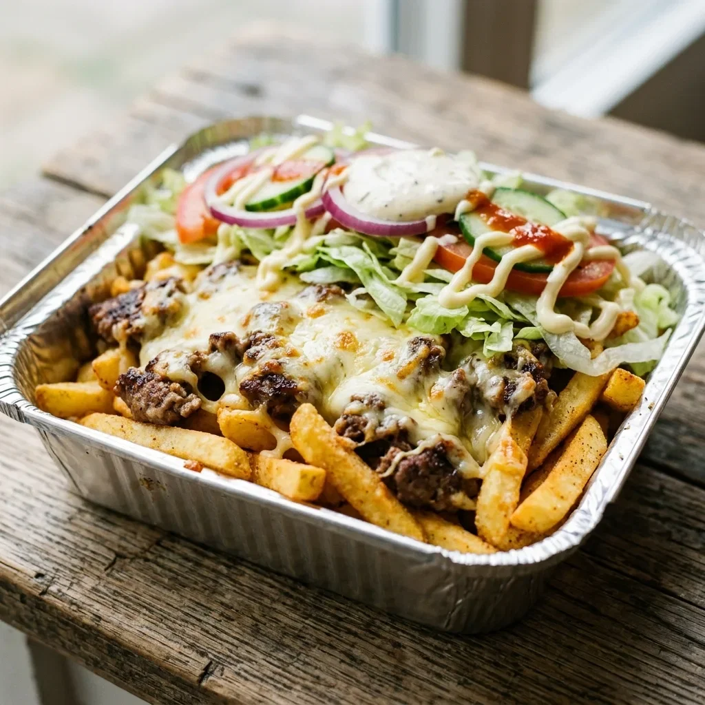 Kapsalon hamburger
