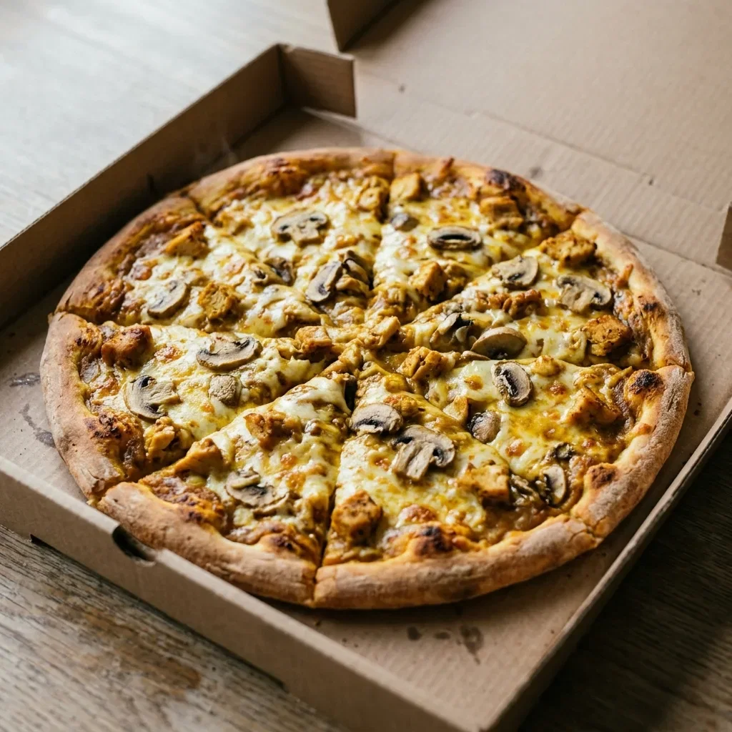 Pizza curry chicken medium