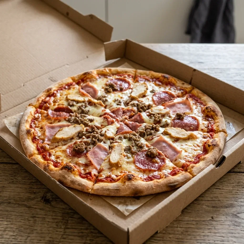 Pizza 4 viande medium