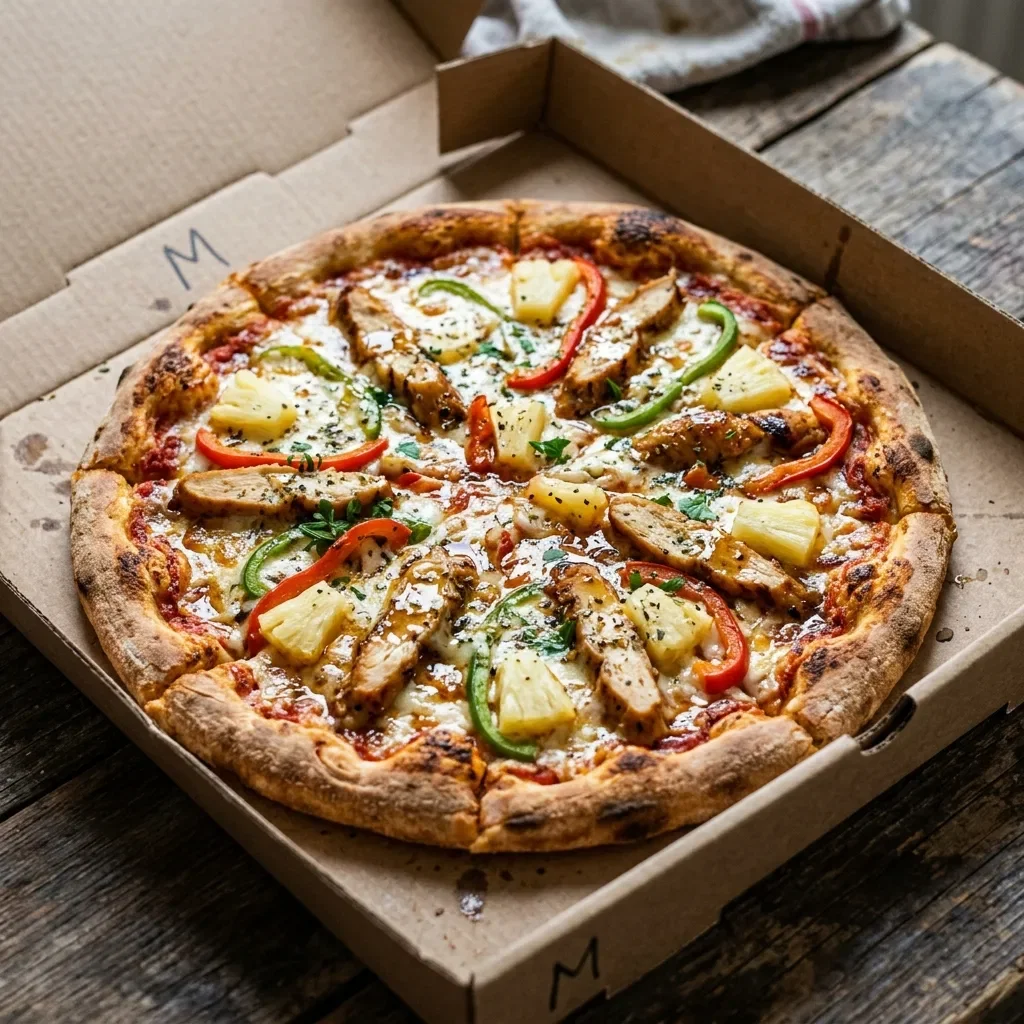 Pizza honey chicken medium