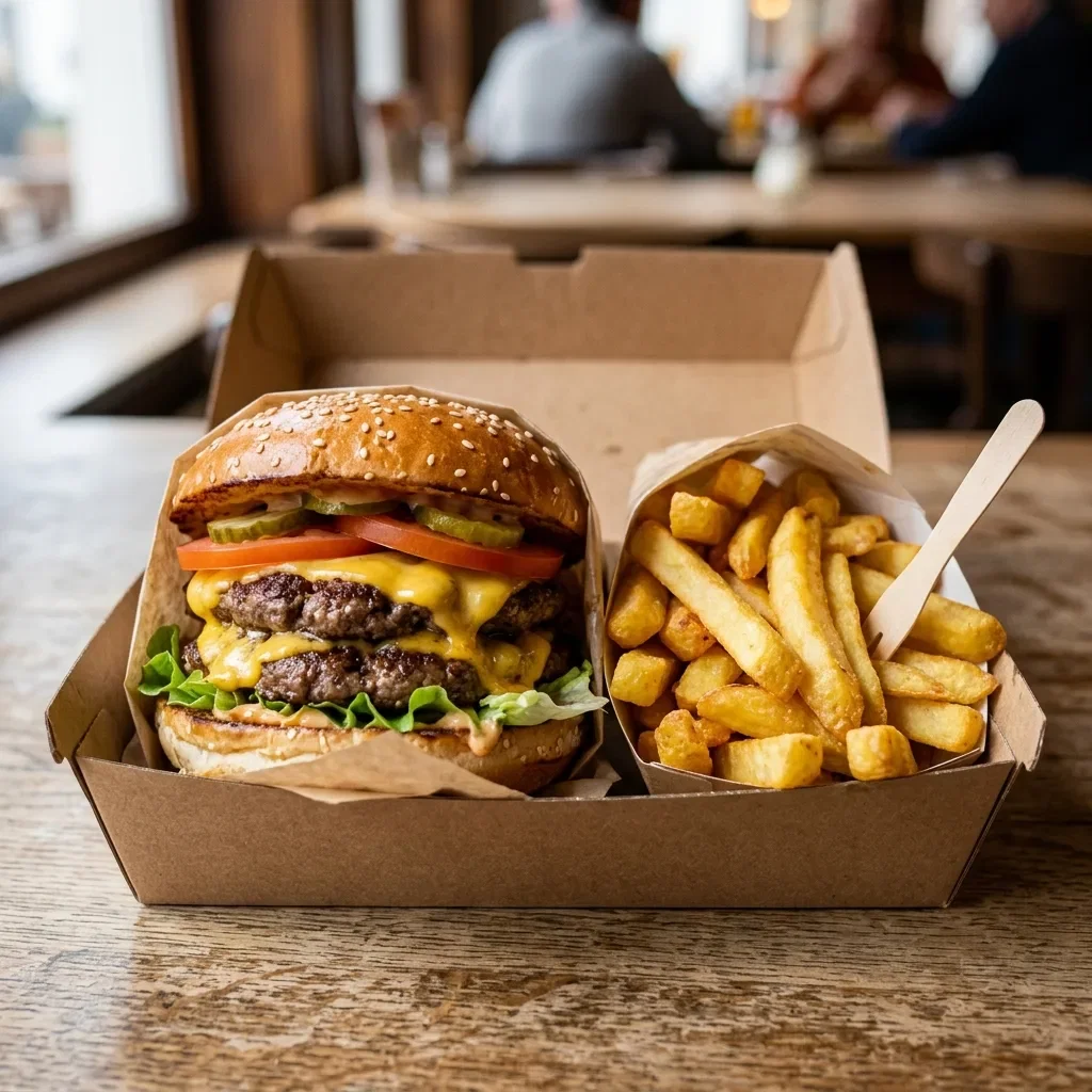 Double cheseeburger