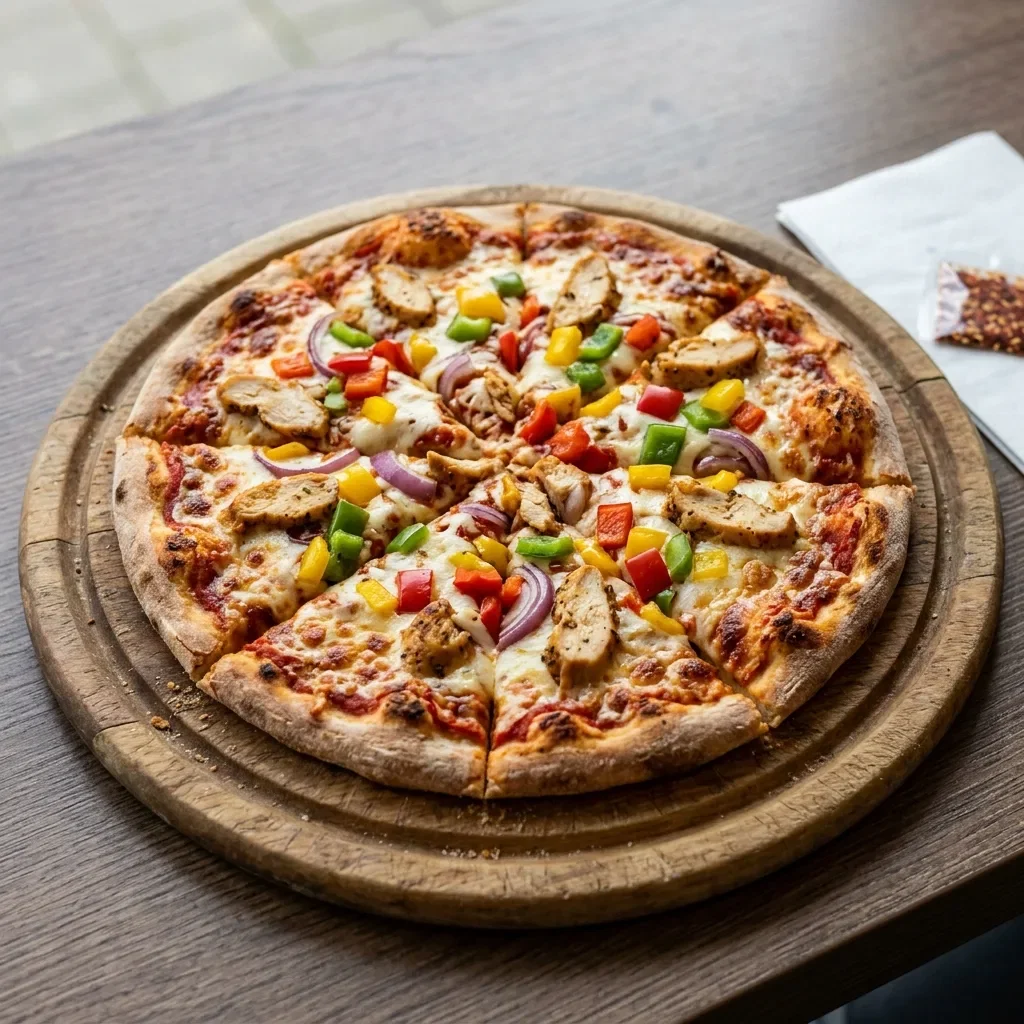 Pizza pollo medium