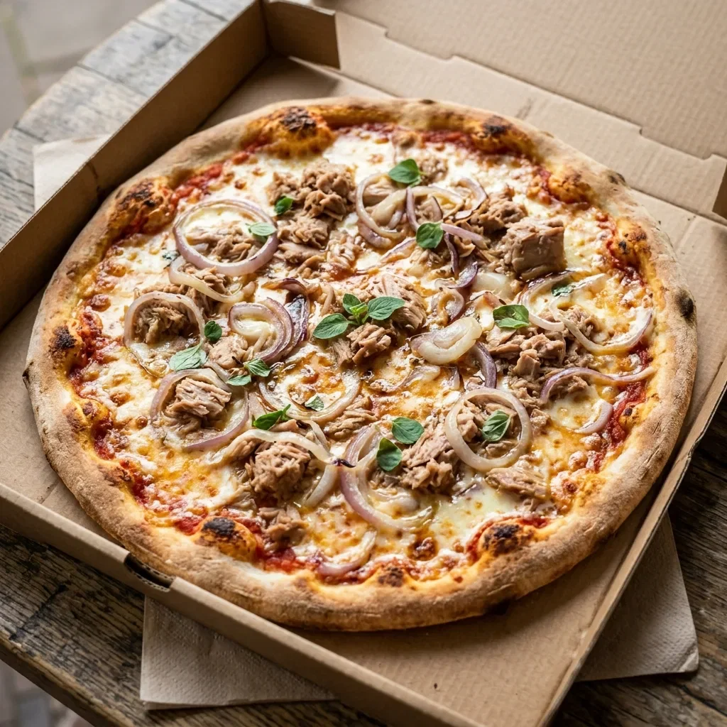 Pizza 4 tonno large