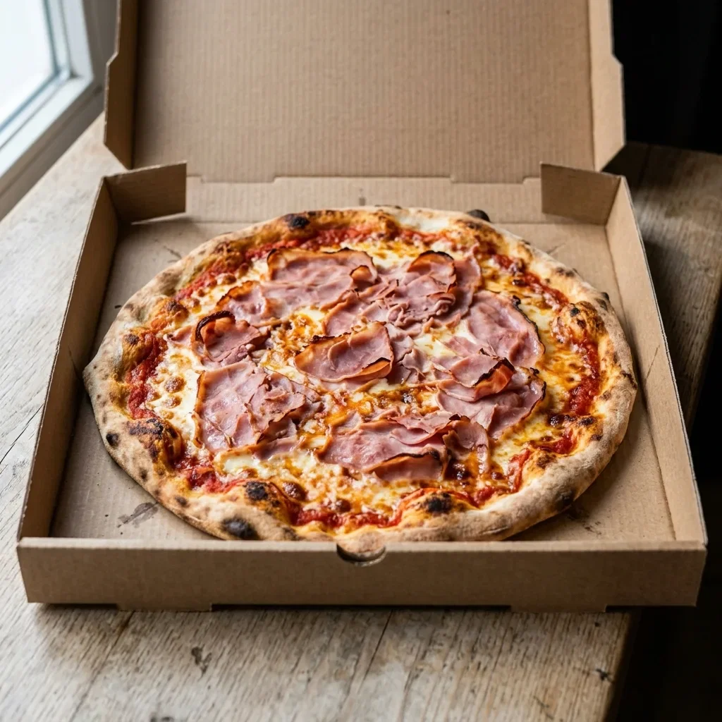 Pizza prosciutto medium