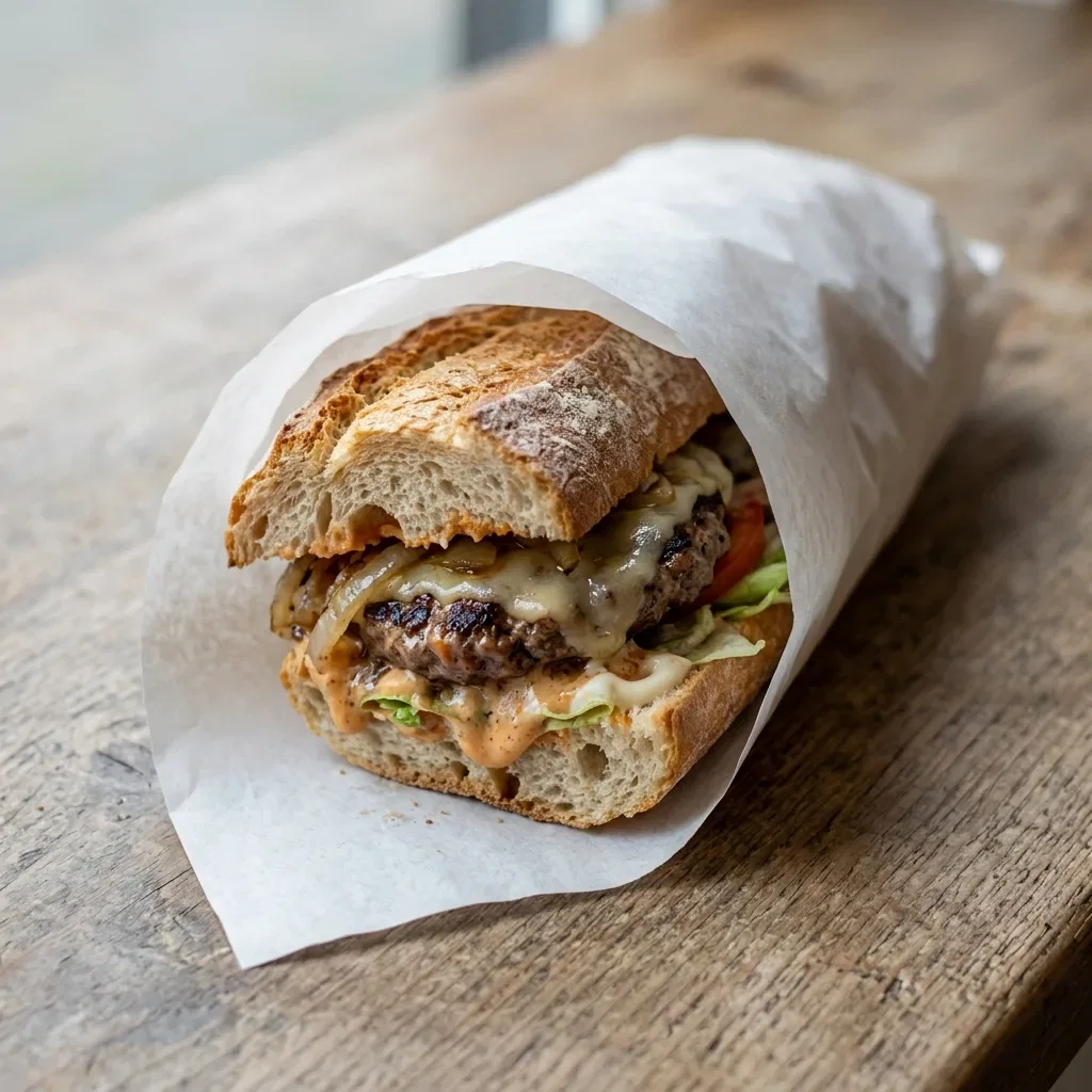 Frans brood hamburger