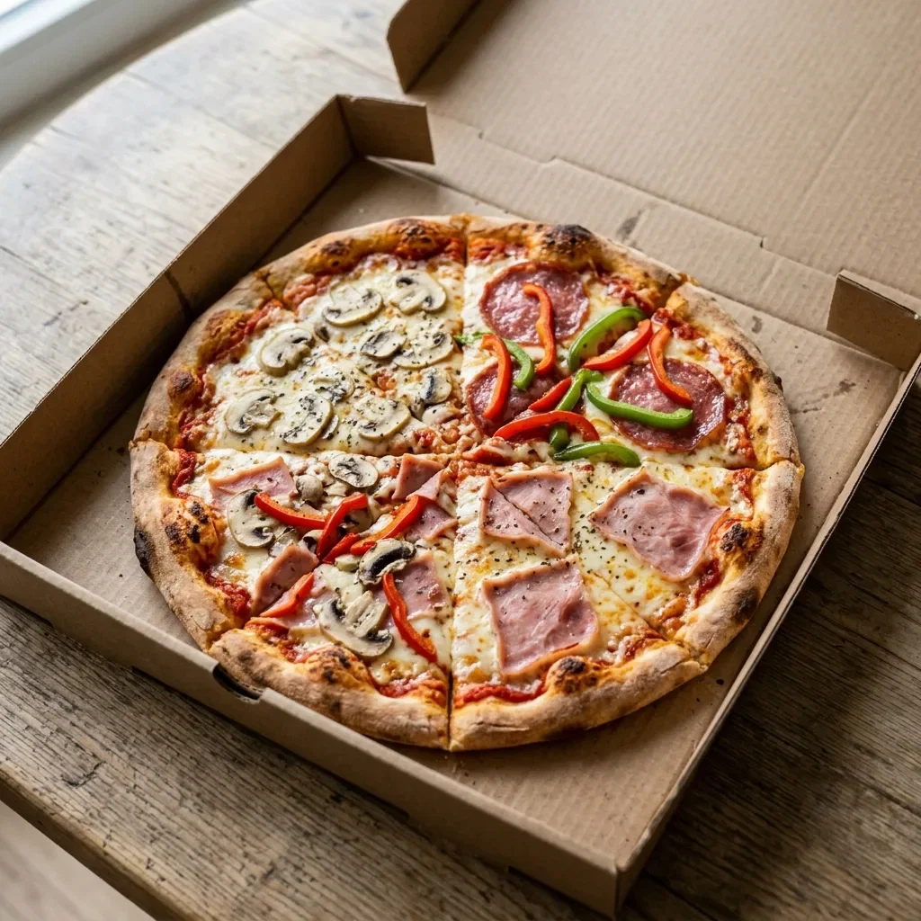 Pizza 4 staggioni medium