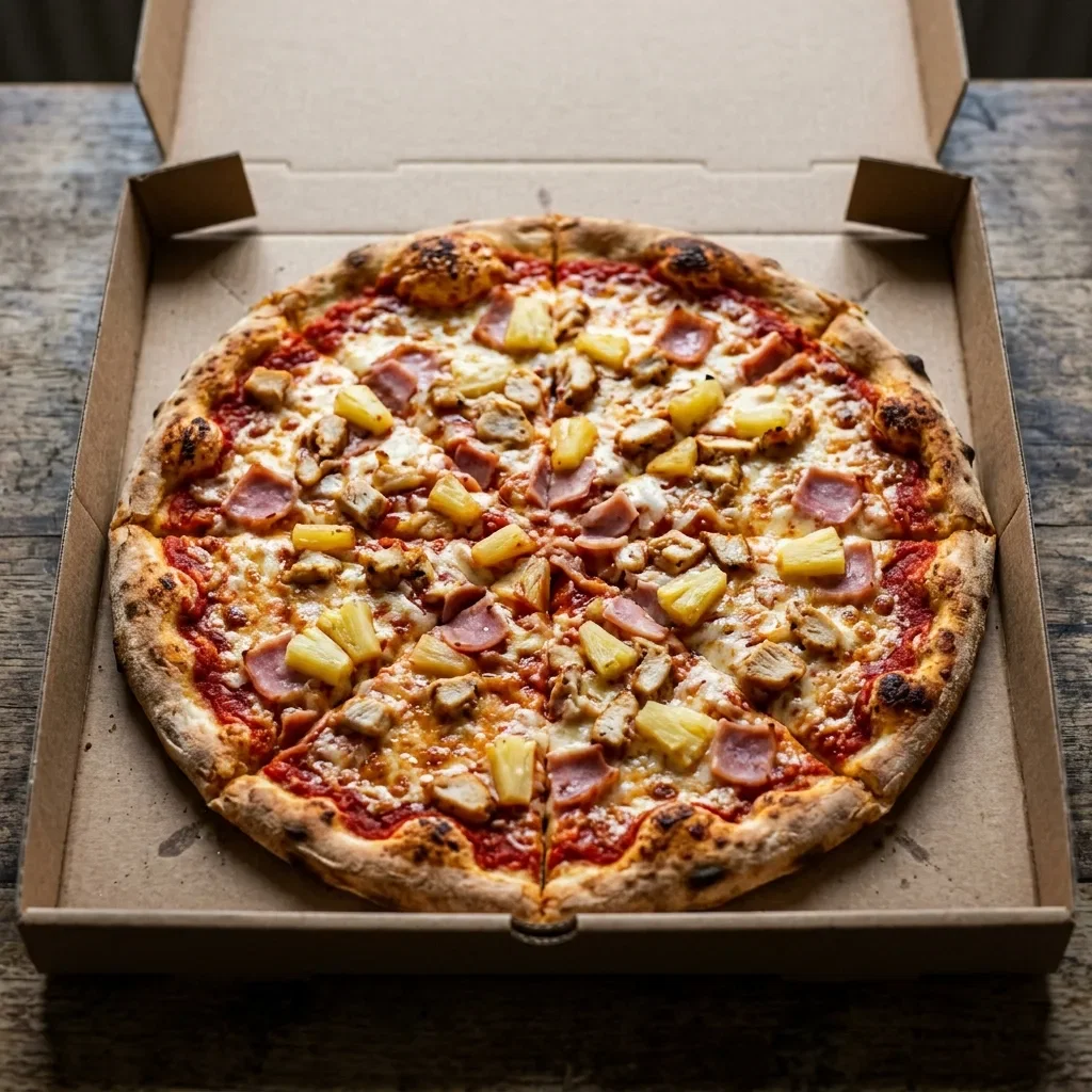 Pizza hawaii large