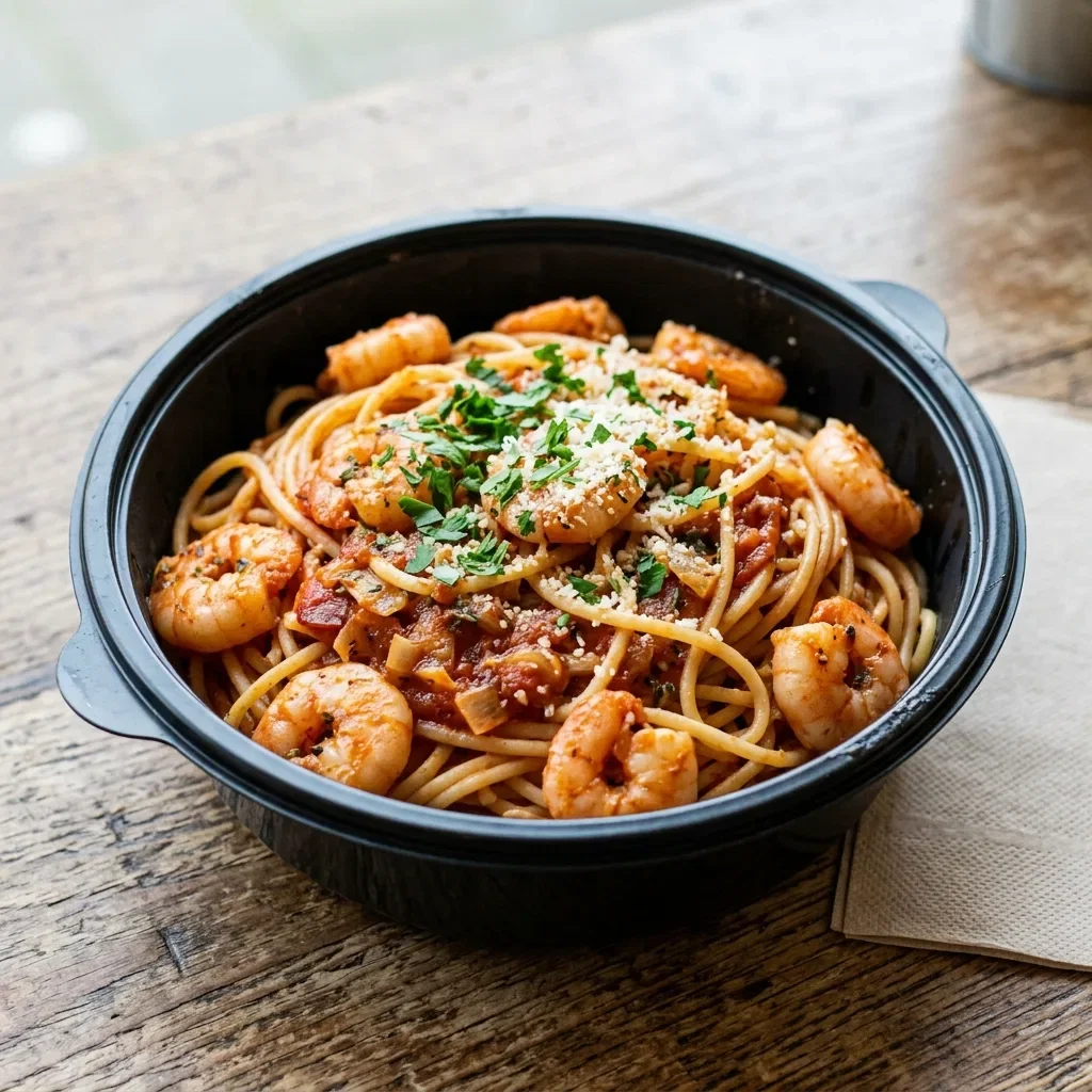 Spaghetti scampi