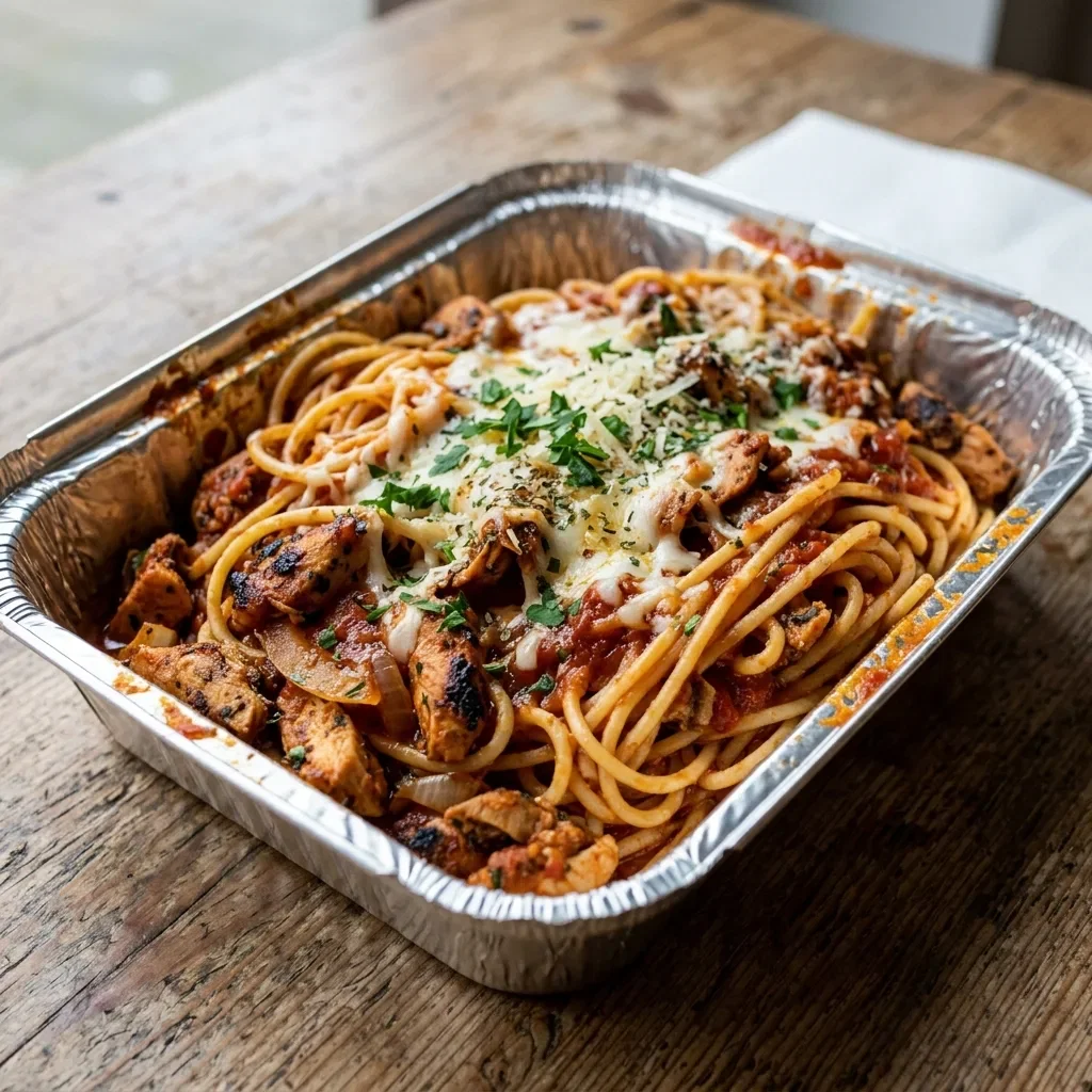 Spaghetti shoarma