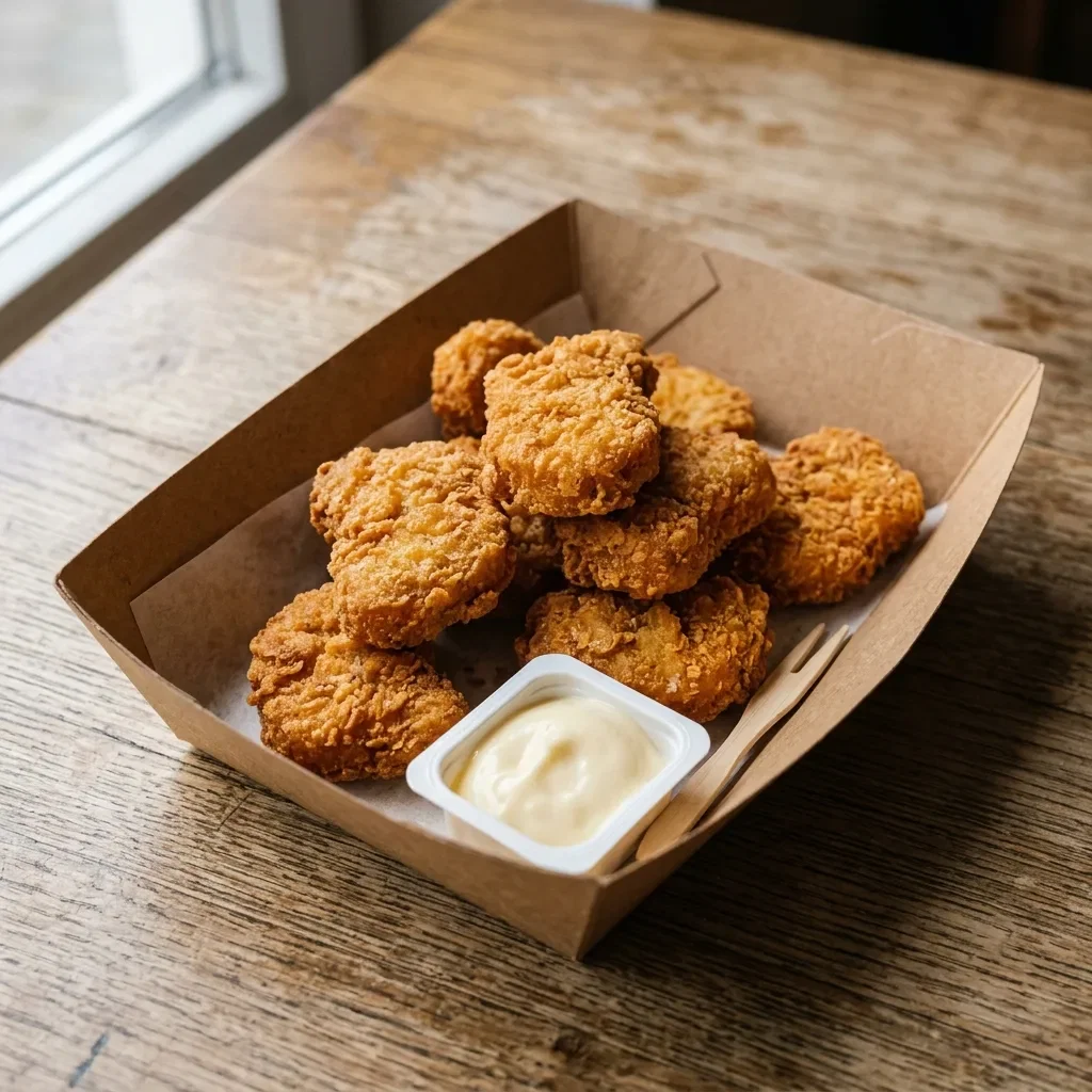 Crispy chicken nuggets