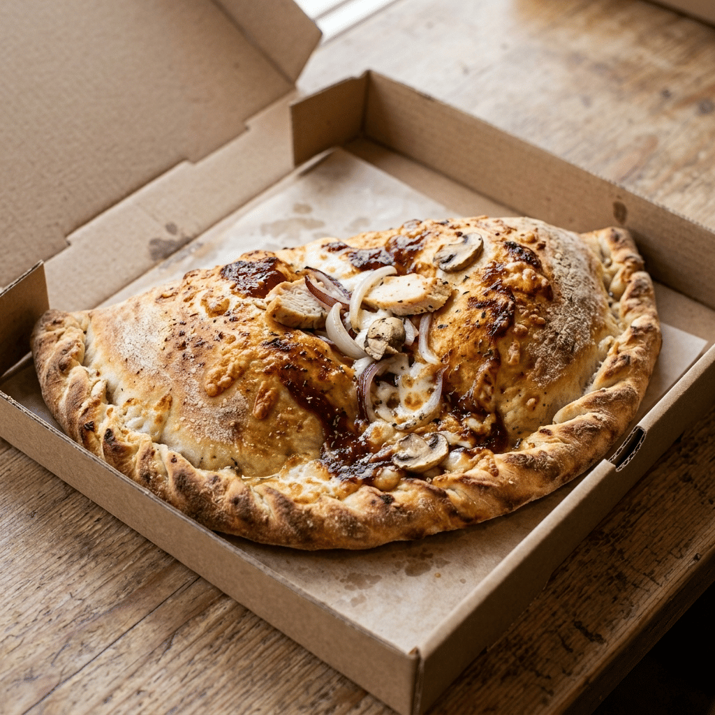 Calzone bbq chicken party